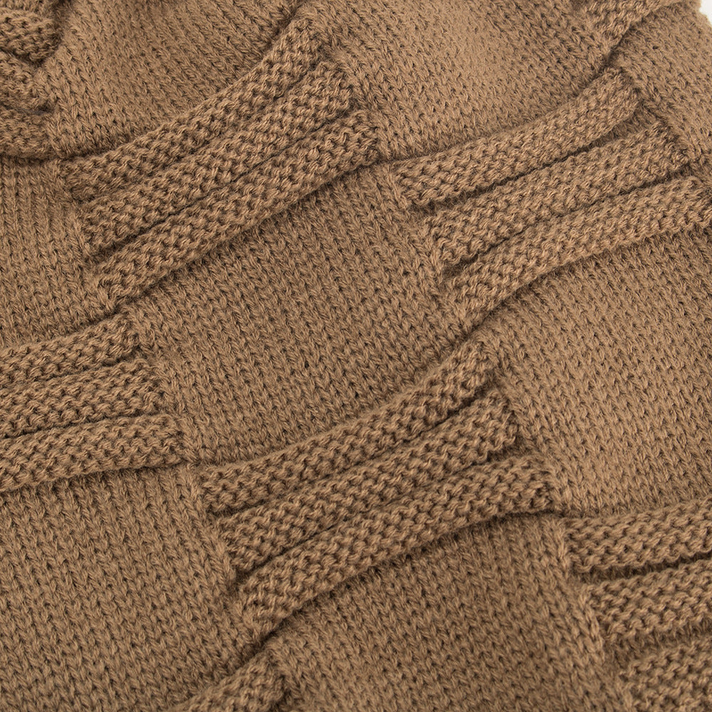 Fleece Three Stripes Knitted Beanie Hat - view 6
