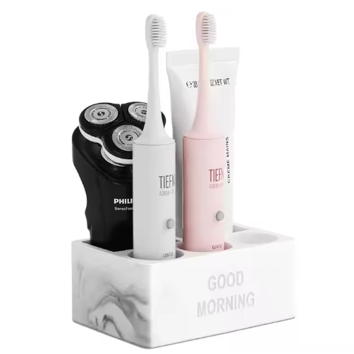 Toothpaste Holder Bathroom Counter Organizer For Electric Toothbrushes For Home Hotel