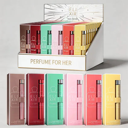 Women's 6-Piece Set Travel Perfume 35ml 1.18oz Perfume For Her PDQ Sweet Gourmand & Floral Fragrances Long Lasting