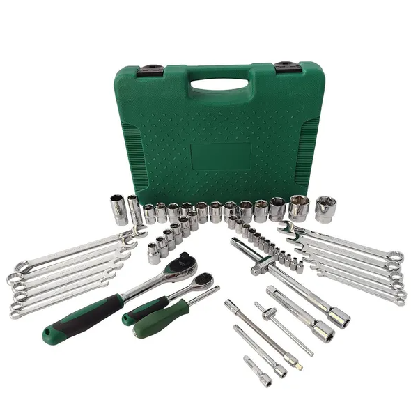 61-Piece Mechanics Tool Set, Socket Tool Set - Including Ratchet Set Metric Drive Socket Wrenches Set - view 3