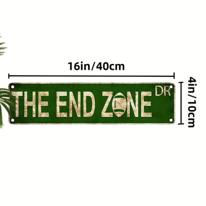Vintage Industrial Aluminum Metal Sign Terminal Zone Wall Decor Home Bar Cafe Garage Outdoor - view 5