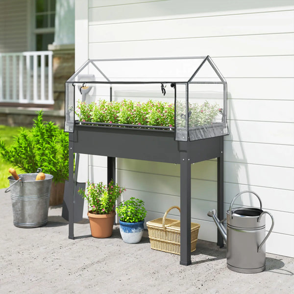 Garden Bed With Mini Greenhouse - view 5