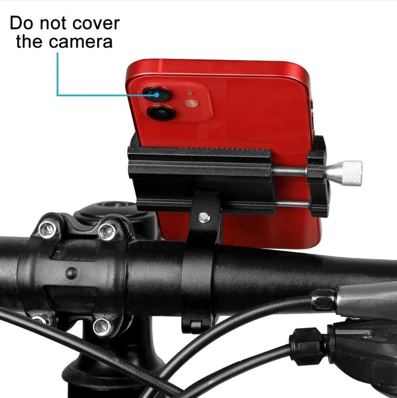 Aluminum Motorcycle Bike Bicycle Holder Mount Handlebar For Cell Phone GPS US - view 2