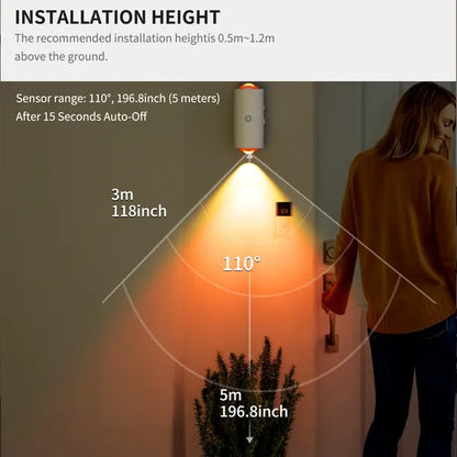 4pcs Rechargeable LED Night Light Wall Lamp Commercial StrobeLight Multi-color Mode Dimmable Indoor Light Magnetic - view 4