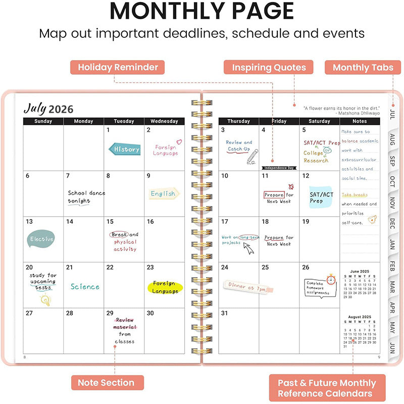 A5 Planner 2026 Coil Notebook - view 3