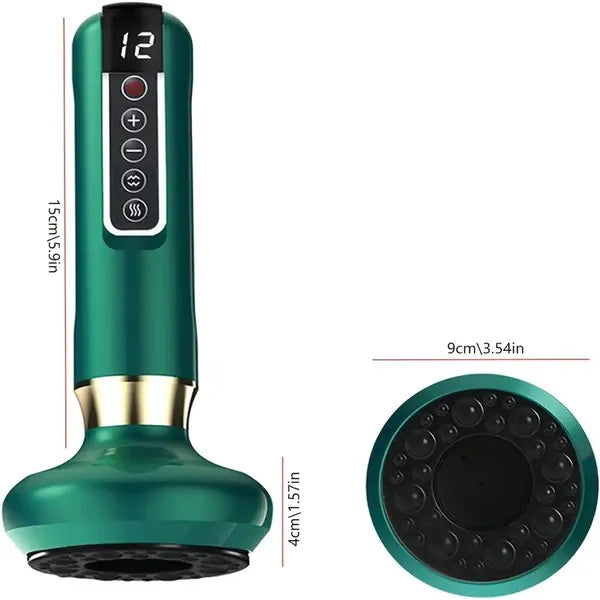 Cupping Massager, 12-level Body Scraping Tool, Cupping Tool. USB Rechargeable, Equipped With 1800mAh Lithium Battery - view 5
