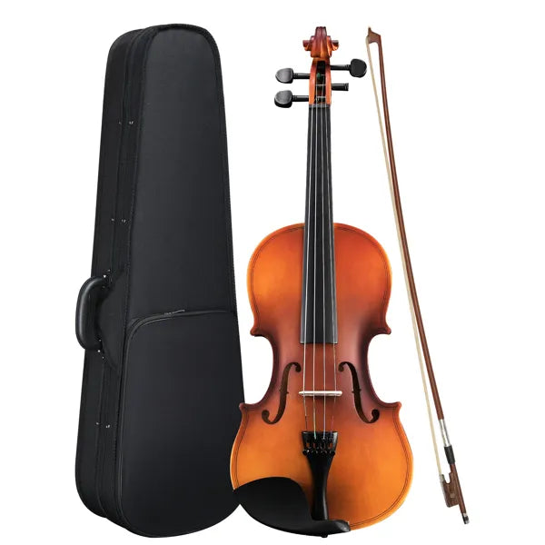 Brand New 1/2 Acoustic Violin Set (includes Case, Bow, Rosin, Tuner, Shoulder Rest, Strings, And Tone Marks)
