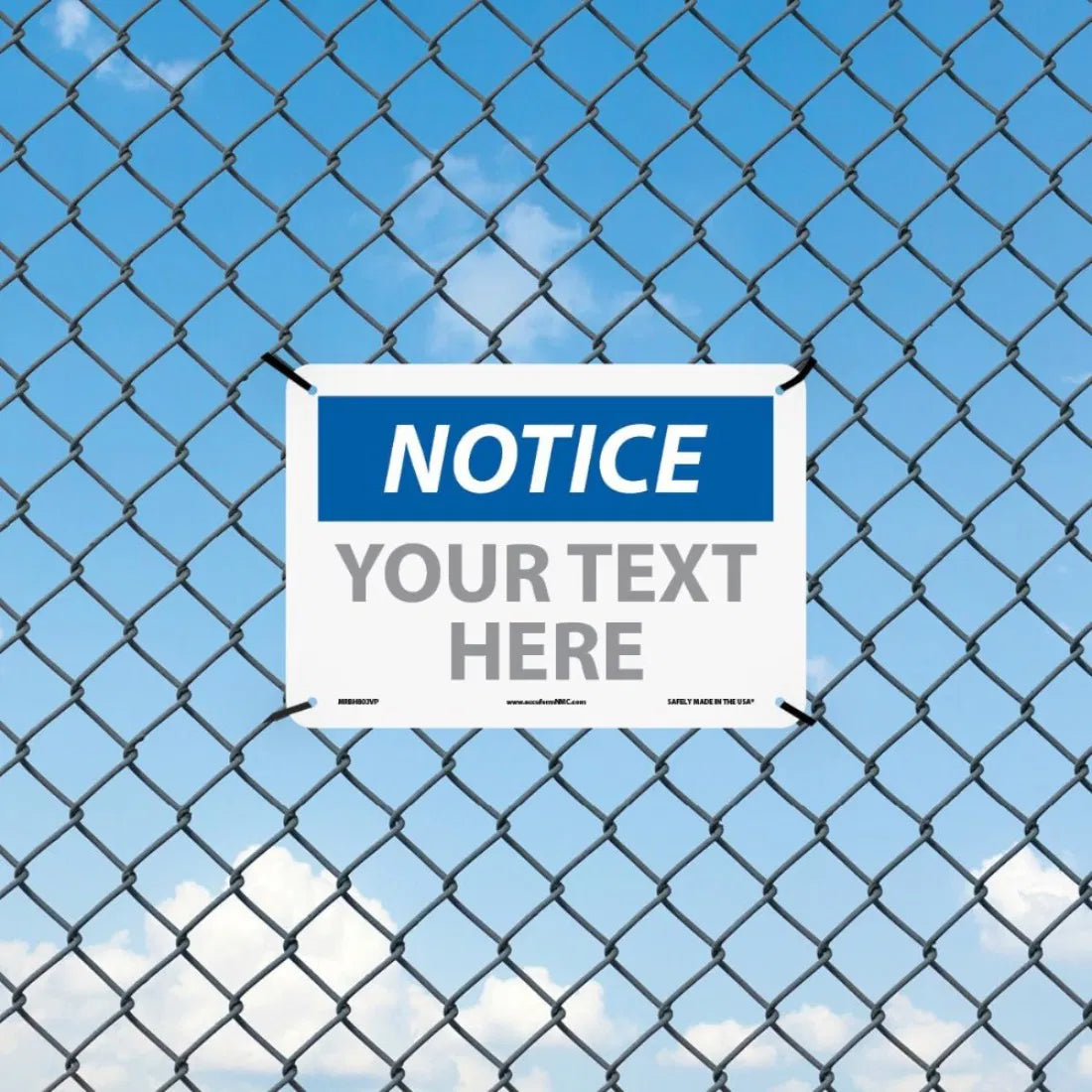 Custom OSHA Style Safety Caution Sign - view 5