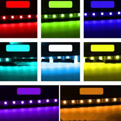 Car Interior LED Ambient Foot Light RGB Colorful Voice-activated Sensor - view 5