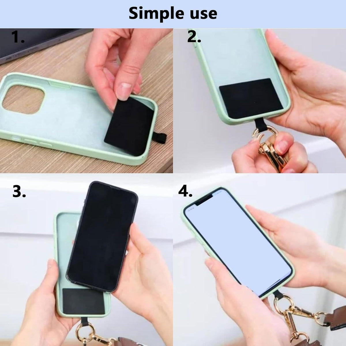 Mobile Phone Storage Lanyard With Zipper Bag - view 4