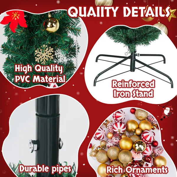 240 x 40 x 265cm PVC Christmas Arch - view 3
