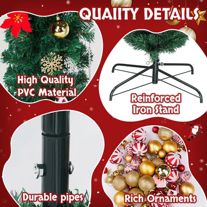 240 x 40 x 265cm PVC Christmas Arch - view 3