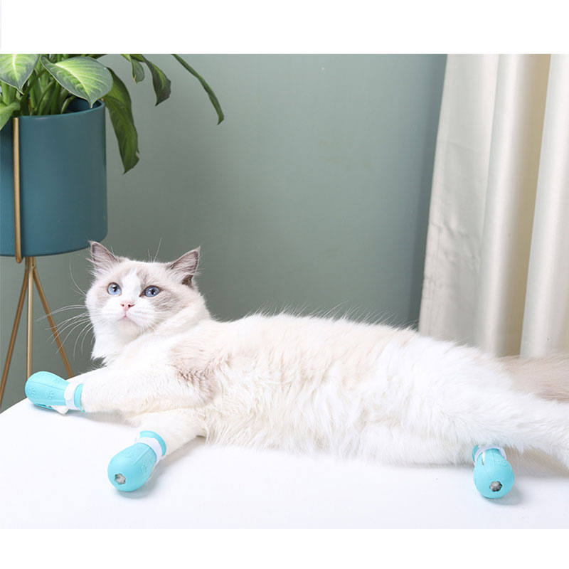 Adjustable Cat Foot Claw Cover Anti-Scratch Prickly Nail Glove Cat Boots For Cats Only - view 4