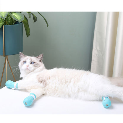 Adjustable Cat Foot Claw Cover Anti-Scratch Prickly Nail Glove Cat Boots For Cats Only - view 4