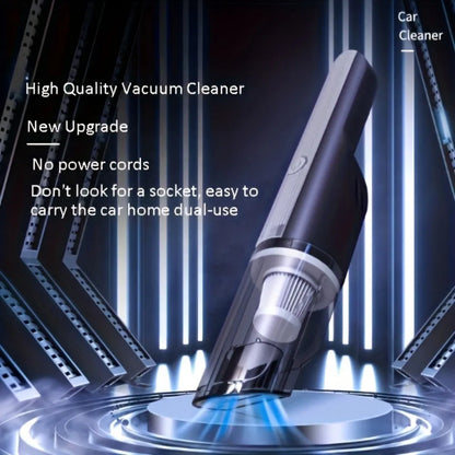 Wireless Silver Car vacuum cleaner wireless car with strong suction handheld vacuum cleaner small mini rechargeable - view 2