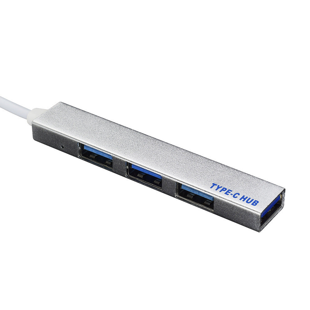 Notebook Type-C HUB 4-port USB Deconcentrator Aluminum Alloy Multi-port USB HUB Typec Docking Station - view 8