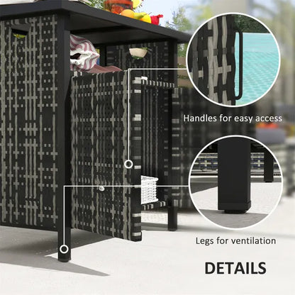 Rattan Storage Cabinet/Storage Cabinets/Lockers - view 5