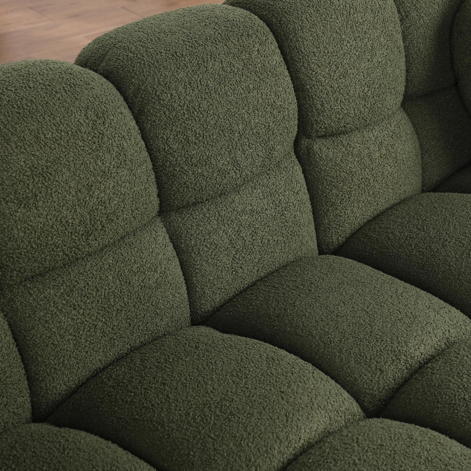 87.4 Length,35.83inch Deepth,human Body Structure For USA People, Marshmallow Sofa,boucle Sofa,3 Seater - view 4