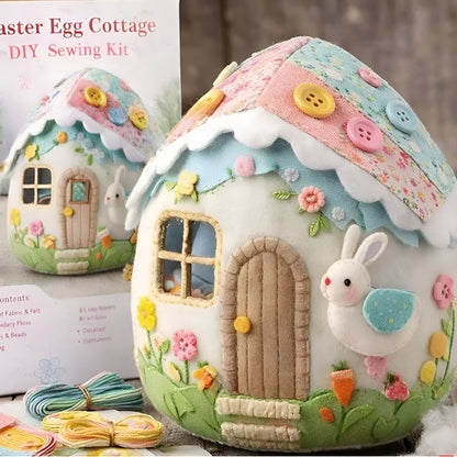 Easter Egg House DIY Sewing Kit