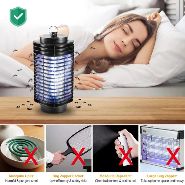 Electric Bug Zapper UV Light Flying Zapper Insect Killer Lamps Pest Mosquito Fly Trap Catcher - view 4