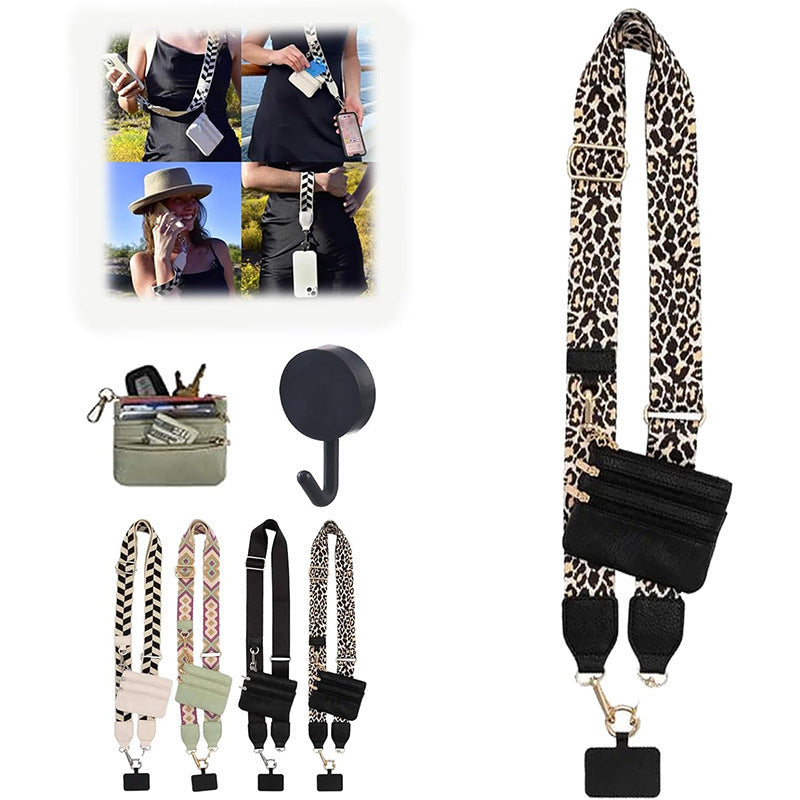 Mobile Phone Storage Lanyard With Zipper Bag - view 3