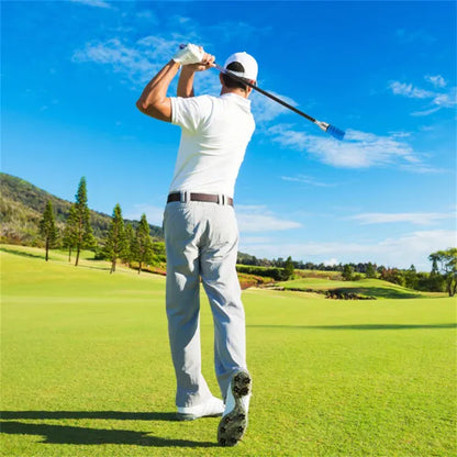 Portable Fiberglass Golf Swing Stick, Improve Grip & Shot Accuracy Golf Warm-Up Tool For Beginners & Pros-Blue - view 2