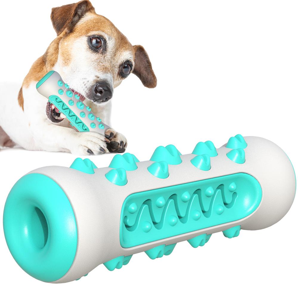 Dog Squeaky Toys For Aggressive Chewers, Tough Toothbrush Dog Chew Toy