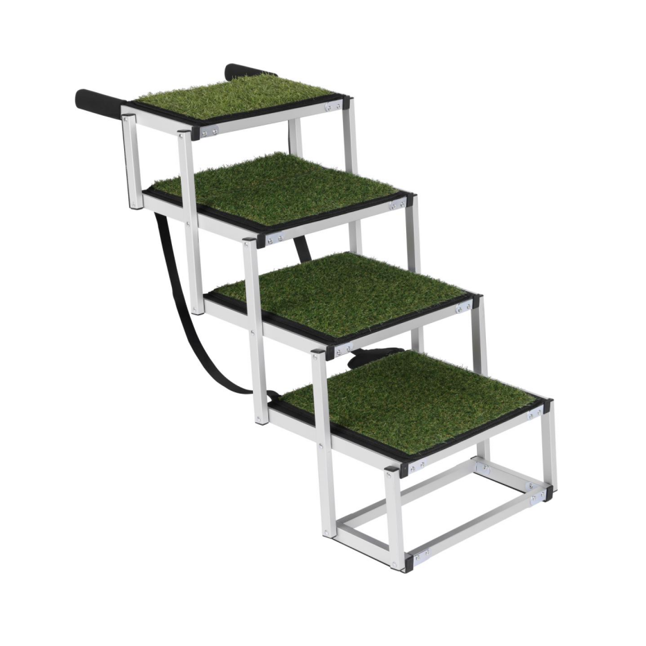 Foldable Dog Ramp For Cars, SUVs, Trucks, Portable Pet Dog Stairs For Large Dogs With Non-Slip Surface & Reinforced - view 7