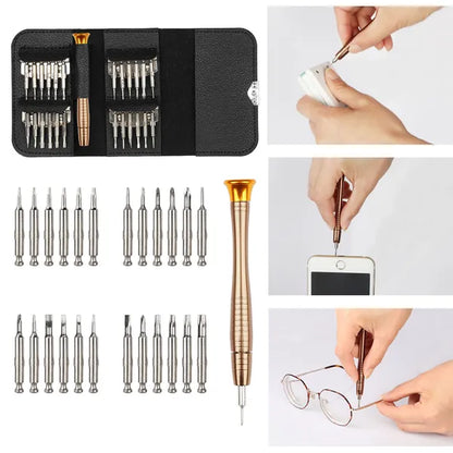 25 In 1 Multipurpose Precision Screwdriver Wallet Kit Repair Tools - view 5
