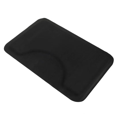 3′x 4.5′x 1/2" Beauty Salon Square Anti-fatigue Salon Mat (Square Outside And Round Inside) Black - view 5
