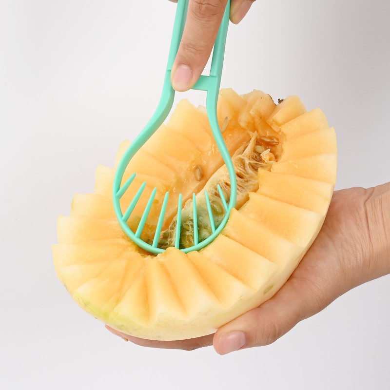 3-in-1 Fruit Digger Fruit Carving Knife Set Cutter Fruit Platter Separator Kitchen Gadgets Watermelon Ice Cream Baller - view 7