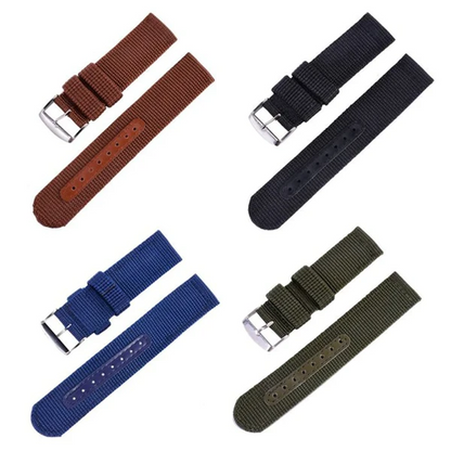 18mm 20mm 22mm 24mm Military Canvas Nylon Wrist Watch Band Strap Bracelet Sport - view 4