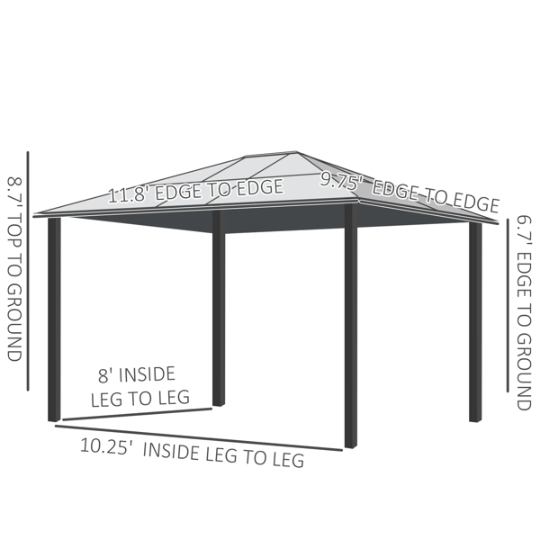 Patio Gazebo Pergola Gazebo - view 2