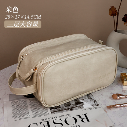 Travel Toiletry Bag For Women Men, Large Travel Toiletry Organizer Makeup Bag