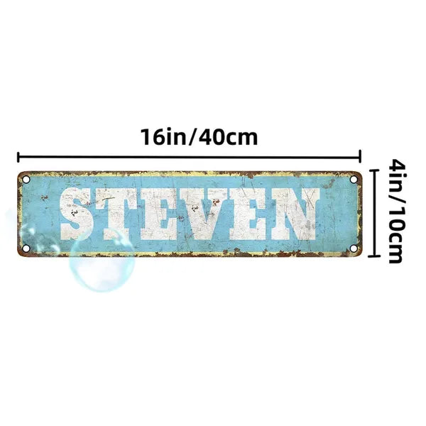 Vintage Aluminum Sign UV Printed Dustproof Waterproof Wall Art For Home Garage Cafe Bar Decor - view 4