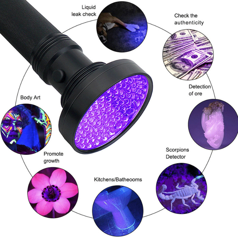 UV Ultraviolet Light LED Flashlight BlackLight 395nM Inspection Lamp Torch - view 4