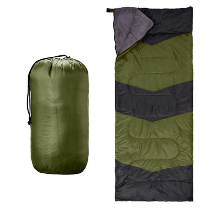 Lightweight Sleeping Bag For Backpacking, Hiking, Waterproof Compact Envelope Sleeping Bag For Cold & Warm Weather