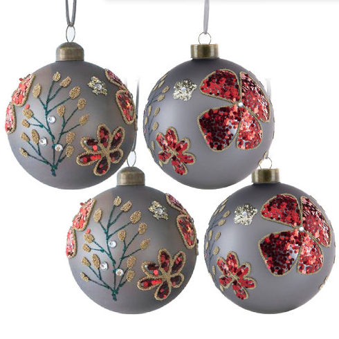 D4.7 Christmas Ball Ornaments, Glass Decorative Hanging Ball Christmas Tree Ornaments For Holiday Party Decorations - view 7