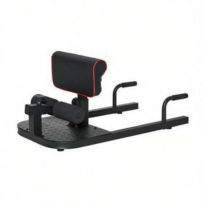 Black 3-in-1 Padded Push Up Sit Up Squat Machine: All-in-One Home Gym Fitness Equipment for Core & Lower Body Workout - view 3