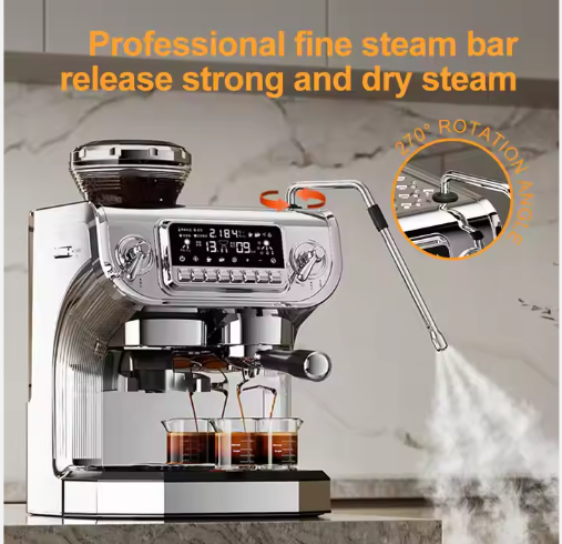 Cappuccino Express Espresso Coffee Machine With Steam Wand - view 3