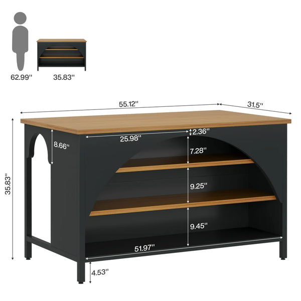 Kitchen Storage Cabinet, Kitchen Cabinet, Kitchen Island - view 4