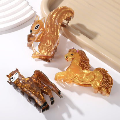 Performance Decorative Clip Back Bun Shark Clip Hair Accessory Hair Claw - view 3