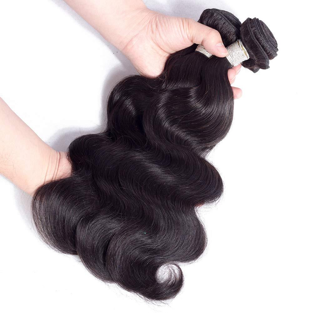 Human Hair Bundle Extensions Body Wave Natural Color - view 2
