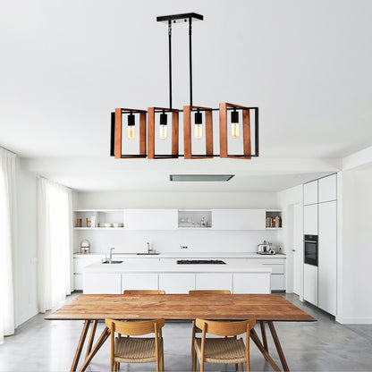 4-Light Kitchen Island Lights Pendant Light Farmhouse Dining Room Light Fixture - view 7