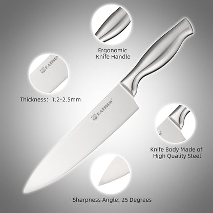 Kitchen Knife Set, 15 Pieces Knife Set With Block, Knives Set For Kitchen - view 4
