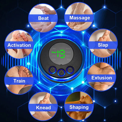 EMS Foot Massager Leg Electric Deep Reshaping Kneading Muscle Pain Relax Machine - view 7
