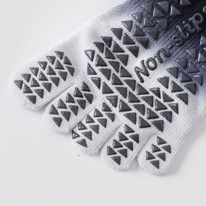 Yoga Socks For Women With Grips Grippy Yoga Socks For Women Men Non-Slip Full Toe Sticky Grip Accessories For Yoga - view 7