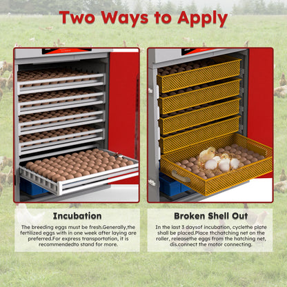 400 Eggs Incubator Cabinet with Automatic Turning&Digital Temperature Control - view 9