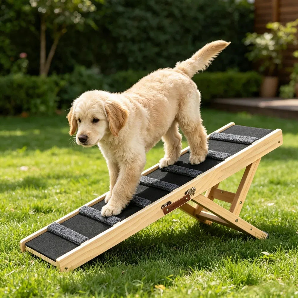 Dog Ramp with Non-Slip and Adjustable Height 39.3 X 15.7 X 1.8 in - view 5