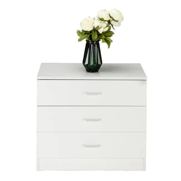 Wood Simple 3-Drawer Dresser White - view 9
